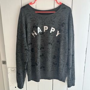 DISNEY Gray Lightweight Sweatshirt